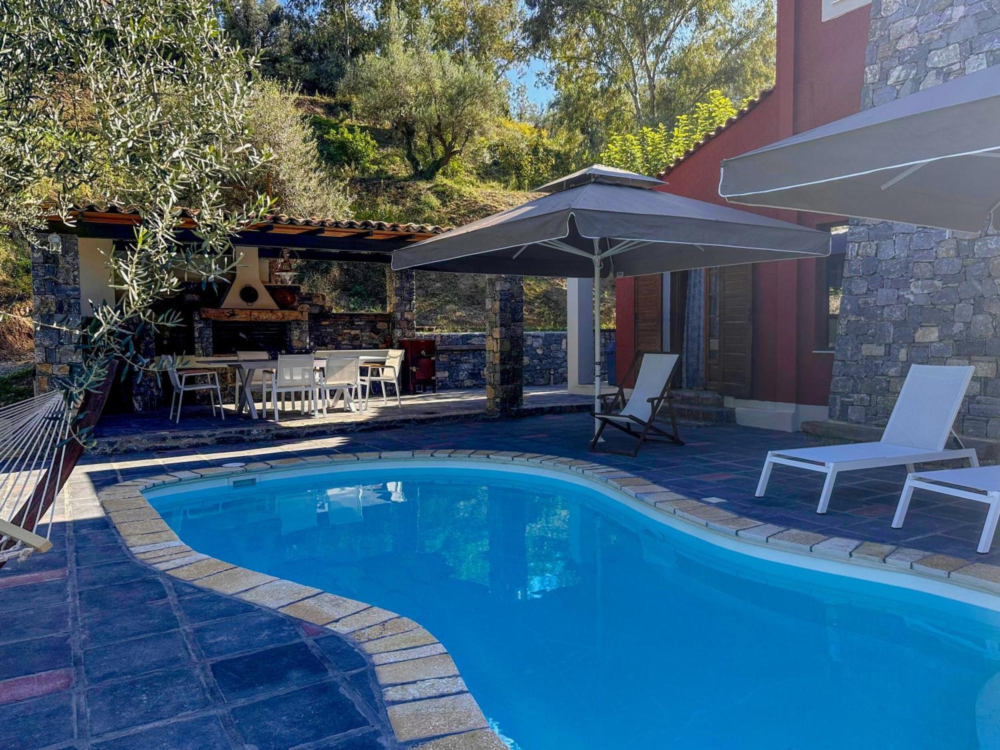 Casa Calma Villa Greece Diakopto Eksteriør billede